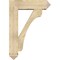 Ekena Millwork Legacy Arts and Crafts Rough Sawn Bracket w/ Offset Brace, Douglas Fir, 8"W x 28"D x 40"H BKT0806X28X40LEC03RDF - alternate 2